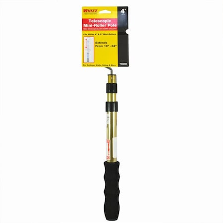 WORK TOOLS 19" - 34" Whizz Mini-Roller Extension Pole 95200